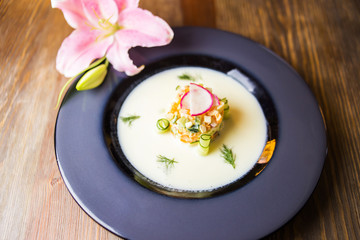 hot white soup