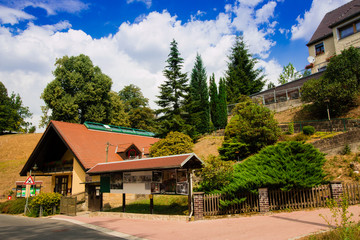 Rathen, Germany - August 4th, 2018: Rathen, Saxon Switzerland
