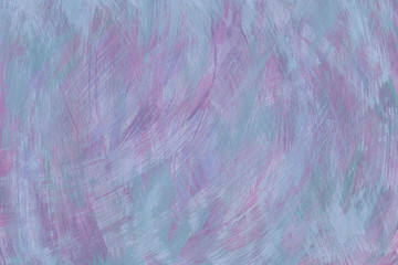 Acrylic colorful abstract background with waves and strokes on white paper background. Trendy look. Chaotic abstract organic design.