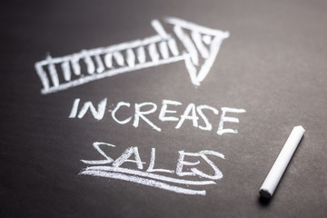 Increase Sales Chalkboard
