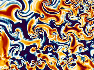 Beautiful abstract background for art projects, cards, business, posters. 3D illustration, computer-generated fractal