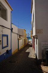 Obraz premium the village of Burgau at the Algarve of Portugal in Europe. Portugal, Algarve