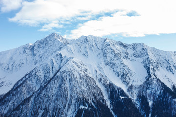 Berge Winter Landschaft in Südtirol