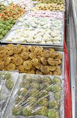 pastries with almond paste for sale in pastry