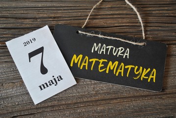 7 maja - matura matematyka - obrazy, fototapety, plakaty