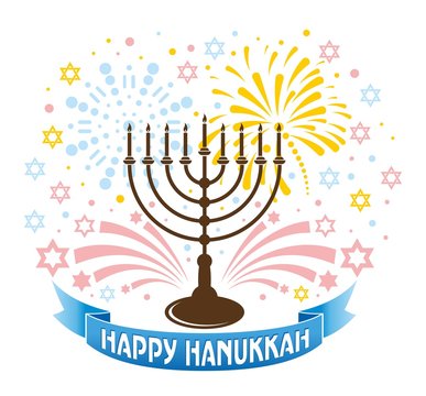Hanukkah Festive Background