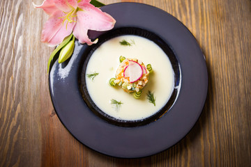 hot white soup