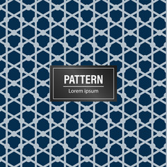 Obraz premium Geometric pattern background. Minimal and modern blue background