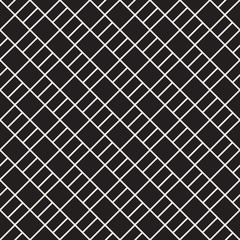 Vector seamless pattern. Modern stylish abstract texture. Repeating geometric rectangle diagonal tiles