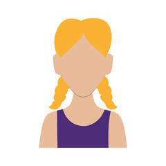 beautiful woman avatar character