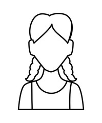 beautiful woman avatar character