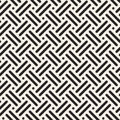 Vector seamless pattern. Modern stylish abstract texture. Crossing rounded lines.