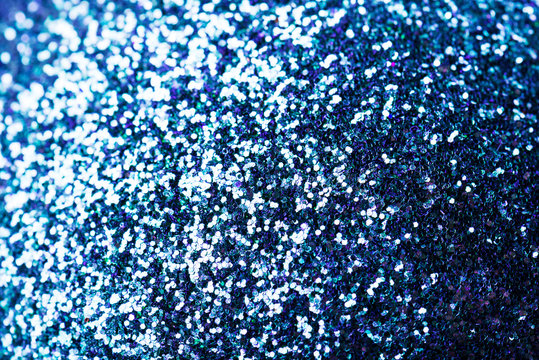 Blue festive abstract background. Good for disco, party, christmas.
