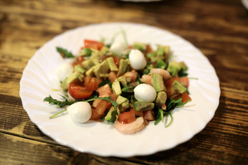 Quail egg salad