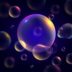 Soap Bubbles Background