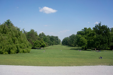 Il pratone della Villa Reale di Monza