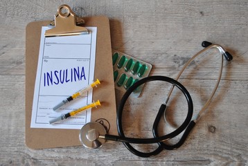 Insulina na receptę - obrazy, fototapety, plakaty