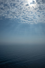 Fototapeta premium blue sky and sea