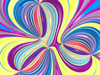 Beautiful abstract background for art projects, cards, business, posters. 3D illustration, computer-generated fractal