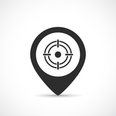 Destination point map marker