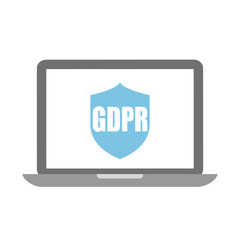 Fototapeta premium Gdpr data protection vector icon