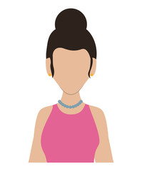 beautiful woman avatar character