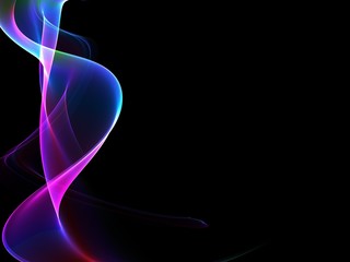 Abstract colorful light wave futuristic background 
