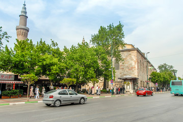 Bursa, Turkey, 29 April 2012: Ulu Mosque © Kayihan
