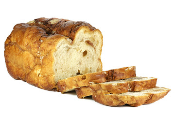 Frisian Suikerbrood (sugarbread) isolated on white background
