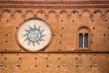 Old building in Siena, Italy