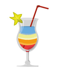 delicious cocktail drink icon