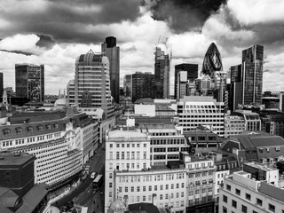 The financial district of the City of London