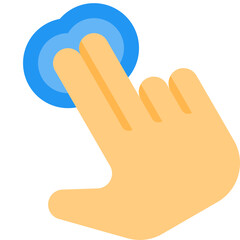 Obraz premium Double finger tap