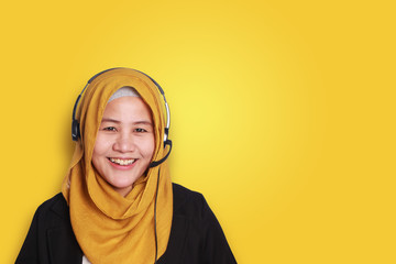 Muslim Lady Call Center Operator