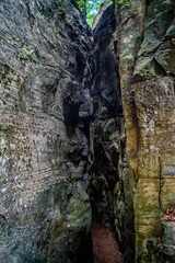 Schlucht Felsen Durchgang Passage