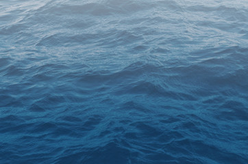 blue sea waves close up