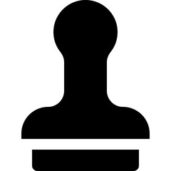 Rubber stamp craft object