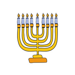 old candlestick with candles