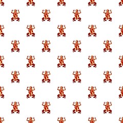 Frog pattern seamless vector repeat for any web design