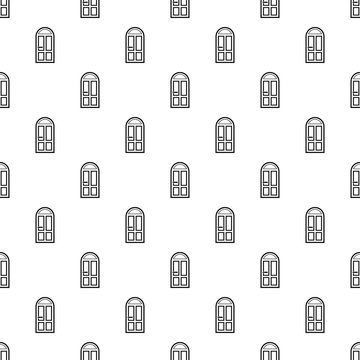 House Door Pattern Seamless Vector Repeat Geometric For Any Web Design