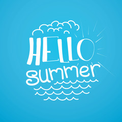 Welcome banner for the summer