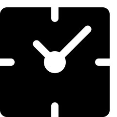 Square dial watch