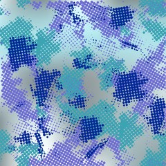 Abstract modern grunge pixelated blue and purple gradient background