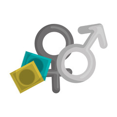 genders male and female symbols