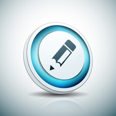 Pen Sign button illustration