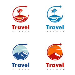 Travel Logo Design Vector