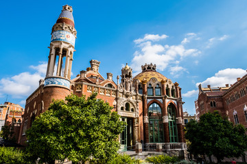 Obraz premium Hôpital Sant Pau, Barcelone