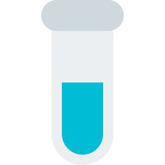 Test tube with chemical