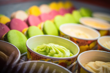 icecream refrigerator green pink