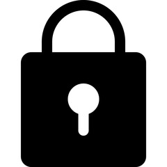 Storage padlock closed